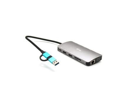 Stacja dokująca USB 3.0/USB-C/Thunderbolt 3x Display Metal Nano Dock LAN +Power Delivery 100W Stacja dokująca USB 3.0/USB-C/Thunderbolt 3x Display Metal Nano Dock LAN +Power Delivery 100W