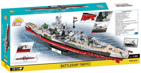 Klocki Historical Collection Battleship Tirpitz 2810 elementów Klocki Historical Collection Battleship Tirpitz 2810 elementów