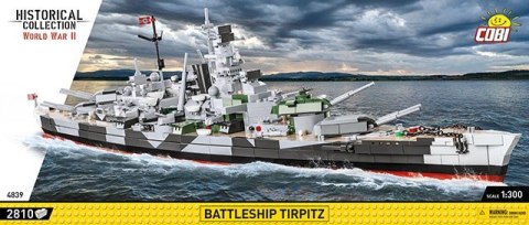 Klocki Historical Collection Battleship Tirpitz 2810 elementów Klocki Historical Collection Battleship Tirpitz 2810 elementów