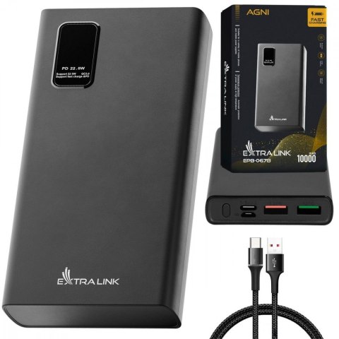 Powerbank EPB-067B USB-C EX.19485 czarny Powerbank EPB-067B USB-C EX.19485 czarny
