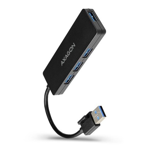 HUE-G1A Hub 4-portowy USB 3.2 Gen 1 SLIM, kabel Type-A 14cm HUE-G1A Hub 4-portowy USB 3.2 Gen 1 SLIM, kabel Type-A 14cm