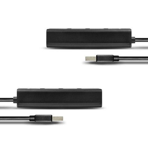 HUE-S2BP Hub 4-portowy USB 3.2 Gen 1 charging hub 1.2m kabel, AC adapter HUE-S2BP Hub 4-portowy USB 3.2 Gen 1 charging hub 1.2m kabel, AC adapter