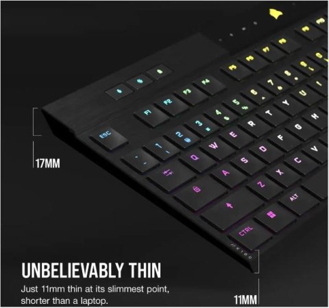 Klawiatura K100 RGB Air Wireless Ultra Thin Cherry MX Klawiatura K100 RGB Air Wireless Ultra Thin Cherry MX