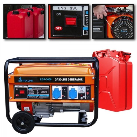 Generator prądu Petrol 3kW EGP-3000 Generator prądu Petrol 3kW EGP-3000