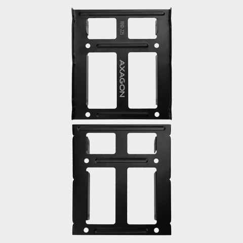 RHD-225 Ramka metalowa do montażu 2 x 2.5" w pozycji 3.5" Czarna RHD-225 Ramka metalowa do montażu 2 x 2.5" w pozycji 3.5" Czarna