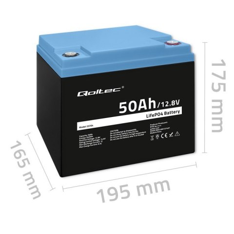 Akumulator LiFePO4 Litowo-Żelazowo-Fosforanowy | 12.8V | 50Ah | 640Wh | BMS Akumulator LiFePO4 Litowo-Żelazowo-Fosforanowy | 12.8V | 50Ah | 640Wh | BMS