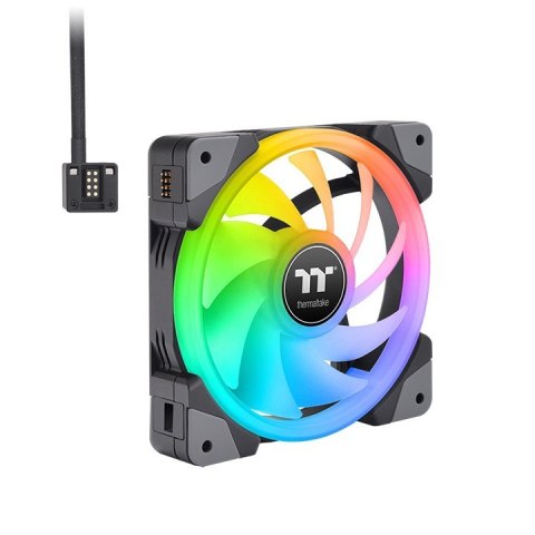 Wentylator SwaFan EX12 RGB + zamienne łopatki (reverse) magnetic czarny Wentylator SwaFan EX12 RGB + zamienne łopatki (reverse) magnetic czarny