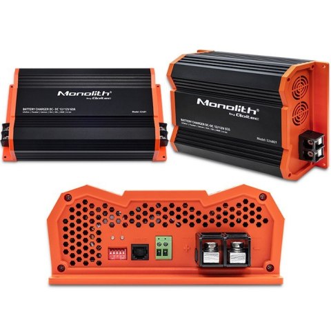 Ładowarka Monolith DC-DC do akumulatorów LiFePO4 AGM 12V-12V | 60A | 720W Ładowarka Monolith DC-DC do akumulatorów LiFePO4 AGM 12V-12V | 60A | 720W
