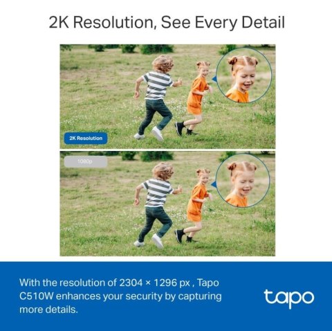 Kamera Tapo C510W Zewnętrzna Obrót/Nachylenie Kamera Tapo C510W Zewnętrzna Obrót/Nachylenie