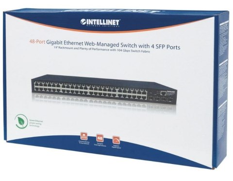 Przełącznik Gigabit 48-portowy zarządzalny RJ45 4x SFP Przełącznik Gigabit 48-portowy zarządzalny RJ45 4x SFP