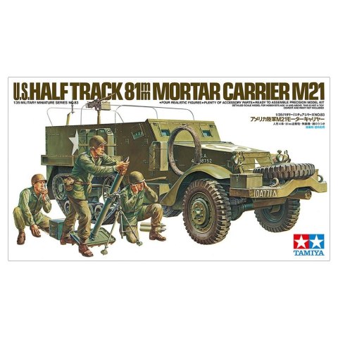 Model plastikowy U.S. M21 Mortar Carrier 1/35 Model plastikowy U.S. M21 Mortar Carrier 1/35