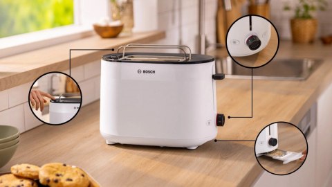 Toster MyMoment TAT2M121 biały Toster MyMoment TAT2M121 biały