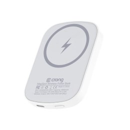Bezprzewodowy power bank ultra slim MagSpot z MagSafe 5000mAh, USB-C 20W PD