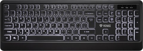 Klawiatura Podświetlana cicha USB z niskoprofilowymi klawiszami Klawiatura Podświetlana cicha USB z niskoprofilowymi klawiszami