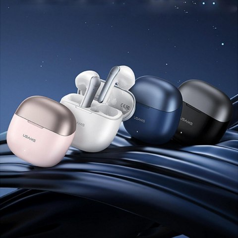 Słuchawki Bluetooth TWS 5.1 XH Series Dual microfon niebieskie Słuchawki Bluetooth TWS 5.1 XH Series Dual microfon niebieskie