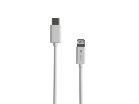 Kabel Lightning (M)->USB-C(M) 1m MFI Prati Biały Kabel Lightning (M)->USB-C(M) 1m MFI Prati Biały