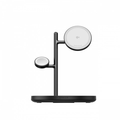 Ładowarka MagGo 3w1 Stand 15W Qi2 czarna Ładowarka MagGo 3w1 Stand 15W Qi2 czarna