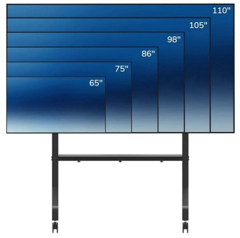 Stojak wózek LFD/LCD/TV FL50-575BL1 65-100cali 100x100-1000x600 125kg Stojak wózek LFD/LCD/TV FL50-575BL1 65-100cali 100x100-1000x600 125kg