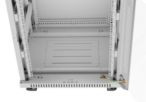 Szafa stojąca rack 19 cali 15U 600X600 szara LCD flack pack Szafa stojąca rack 19 cali 15U 600X600 szara LCD flack pack
