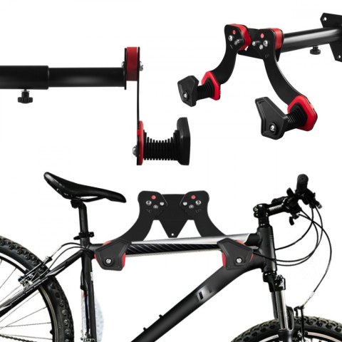 Rowerowy uchwyt ścienny MC-449 30kg stal Rowerowy uchwyt ścienny MC-449 30kg stal