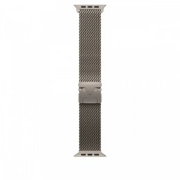 Bransoleta mediolańska z tytanu w kolorze naturalnym do koperty 49 mm - rozmiar S