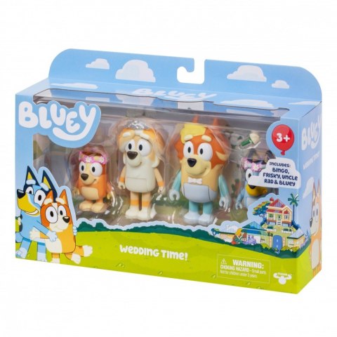 Figurki Bluey Wesele wujka 4-pak Figurki Bluey Wesele wujka 4-pak