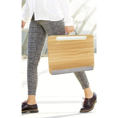 Podstawka pod laptop na kolana miękka wyściółka, wysuwana półka na mysz 410x335mm Podstawka pod laptop na kolana miękka wyściółka, wysuwana półka na mysz 410x335mm