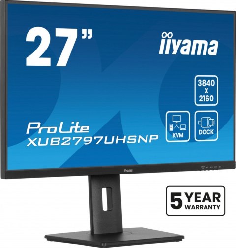 Monitor 27 cali XUB2797UHSNP-B1, 4K, IPS, DP, HDMI, USB-C, Pivot, HAS /5y/ Monitor 27 cali XUB2797UHSNP-B1, 4K, IPS, DP, HDMI, USB-C, Pivot, HAS /5y/