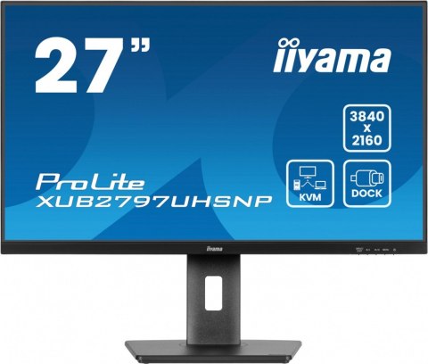 Monitor 27 cali XUB2797UHSNP-B1, 4K, IPS, DP, HDMI, USB-C, Pivot, HAS /5y/ Monitor 27 cali XUB2797UHSNP-B1, 4K, IPS, DP, HDMI, USB-C, Pivot, HAS /5y/