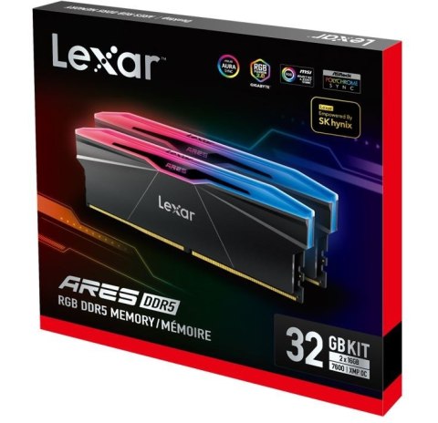 Pamięć do PC DDR5 ARES RGB 32GB(2*16GB)/7600 czarna Pamięć do PC DDR5 ARES RGB 32GB(2*16GB)/7600 czarna