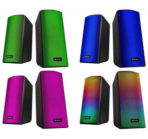 Głośniki komputerowe SPITFIRE 2.0 6W LED USB Głośniki komputerowe SPITFIRE 2.0 6W LED USB