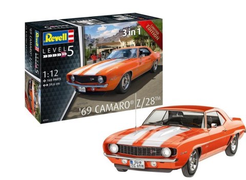 Model plastikowy 69 Chevy Camaro 1/12 Model plastikowy 69 Chevy Camaro 1/12