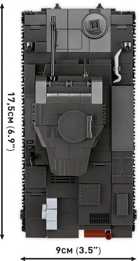Klocki Czołg Panzerkampfwagen II 813 klocków Klocki Czołg Panzerkampfwagen II 813 klocków