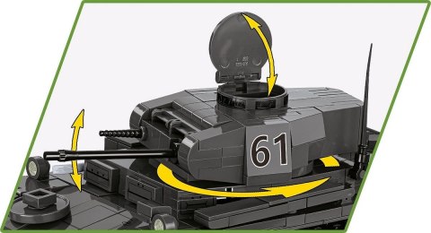 Klocki Czołg Panzerkampfwagen II 813 klocków Klocki Czołg Panzerkampfwagen II 813 klocków