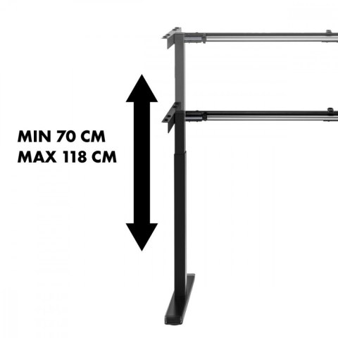 Biurko z regulacją wysokości, 60kg MC-790NB Biurko z regulacją wysokości, 60kg MC-790NB