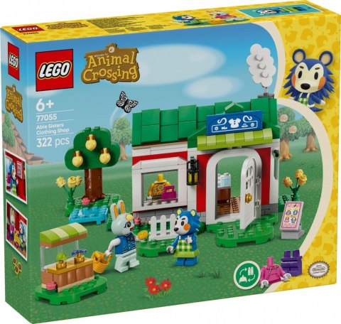 Klocki Animal Crossing 77055 Able Sisters i sklep odzieżowy Klocki Animal Crossing 77055 Able Sisters i sklep odzieżowy