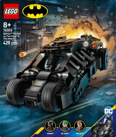 Klocki Super Heroes 76303 Tumbler Batmana kontra Dwie Twarze i Joker Klocki Super Heroes 76303 Tumbler Batmana kontra Dwie Twarze i Joker