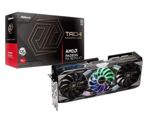 Karta graficzna Radeon RX 9070 XT Taichi 16GB Karta graficzna Radeon RX 9070 XT Taichi 16GB