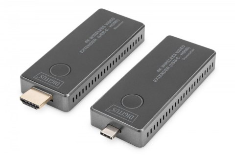 Przedłużacz/Extender USB-C - HDMI bezprzewodowy 30m UHD 4K30Hz audio (zestaw) Przedłużacz/Extender USB-C - HDMI bezprzewodowy 30m UHD 4K30Hz audio (zestaw)