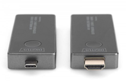 Przedłużacz/Extender USB-C - HDMI bezprzewodowy 30m UHD 4K30Hz audio (zestaw) Przedłużacz/Extender USB-C - HDMI bezprzewodowy 30m UHD 4K30Hz audio (zestaw)