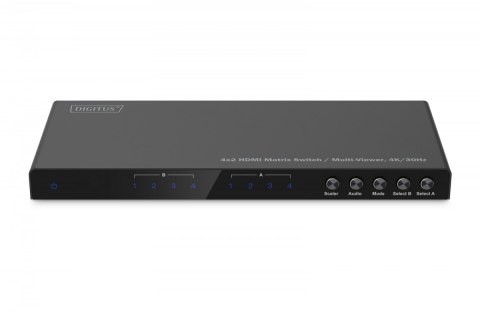 Przełącznik/Matrix HDMI 4/2-porty 4K/30Hz UHD HDCP 1.4 audio z pilotem Przełącznik/Matrix HDMI 4/2-porty 4K/30Hz UHD HDCP 1.4 audio z pilotem