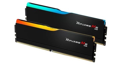 Pamięć PC DDR5 32GB (2x16GB) Ripjaws M5 RGB 6000MHz CL36-36 Czarny Pamięć PC DDR5 32GB (2x16GB) Ripjaws M5 RGB 6000MHz CL36-36 Czarny
