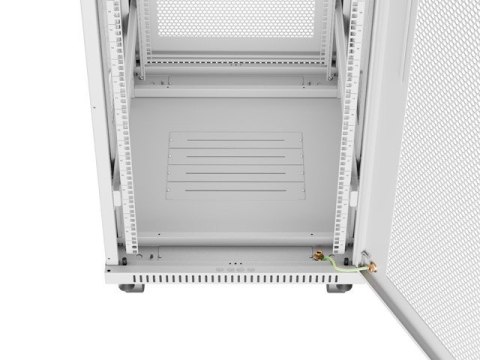 Szafa instalacyjna rack stojąca 19 cali 42U 600x800 drzwi perforowane LCD szara (Flat pack) Szafa instalacyjna rack stojąca 19 cali 42U 600x800 drzwi perforowane LCD szara (Flat pack)