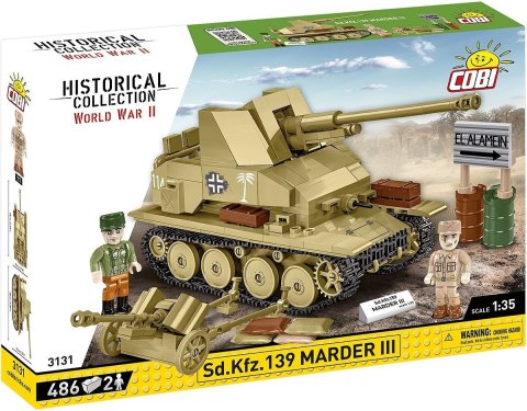 Klocki Sd.Kfz. Marder III 486 klocków Klocki Sd.Kfz. Marder III 486 klocków