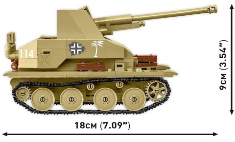 Klocki Sd.Kfz. Marder III 486 klocków Klocki Sd.Kfz. Marder III 486 klocków