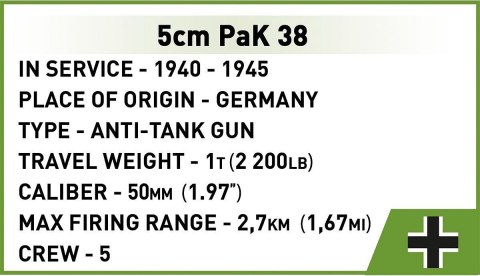 Klocki Sd.Kfz. Marder III 486 klocków Klocki Sd.Kfz. Marder III 486 klocków