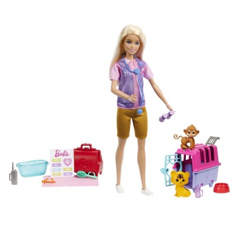 Lalka Barbie Ratowniczka zwierząt Kariera Lalka Barbie Ratowniczka zwierząt Kariera