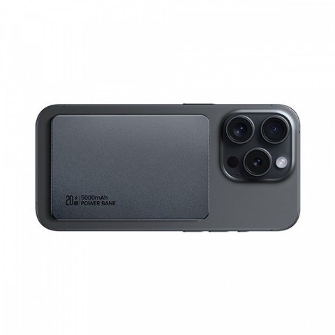 Powerbank 5000mAh 20W indukcyjny MagSafe PD biały Powerbank 5000mAh 20W indukcyjny MagSafe PD biały