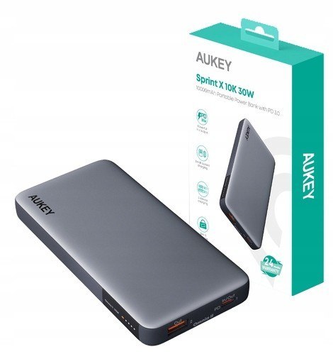 PB-Y41 Power Bank | 10000mAh | 30W | 2xUSB | PD 3.0 QC 3.0 LED PB-Y41 Power Bank | 10000mAh | 30W | 2xUSB | PD 3.0 QC 3.0 LED
