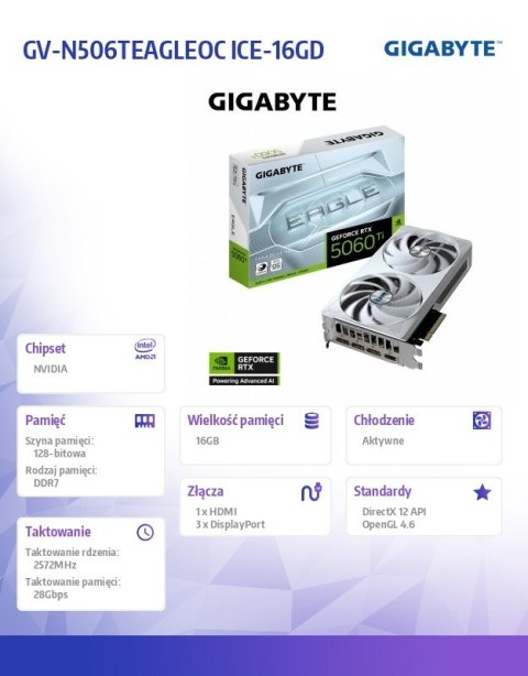 Karta graficzna GV-N506TEAGLEOC ICE-16G Karta graficzna GV-N506TEAGLEOC ICE-16G